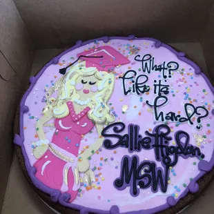 a birthday cake
