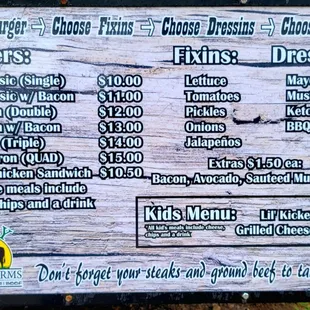 Menu August 23, 2022