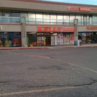 the front of the store