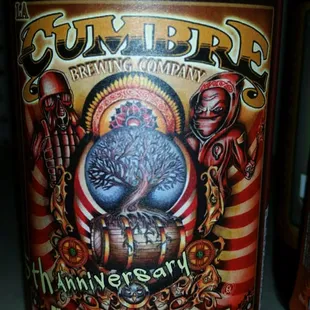 a bottle of beer on a counter