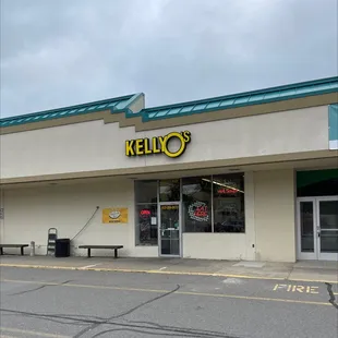 the front of the restaurant
