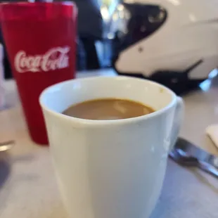 Large cups of coffee!!!