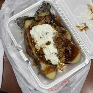 Brisket stuff potato
