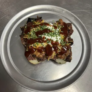 Stuffed Wagyu Brisket Baked Potato