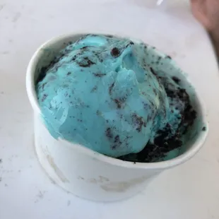Cookie Monster! My son loves this flavor and color of ice cream