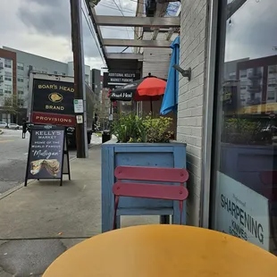 Outdoor seating