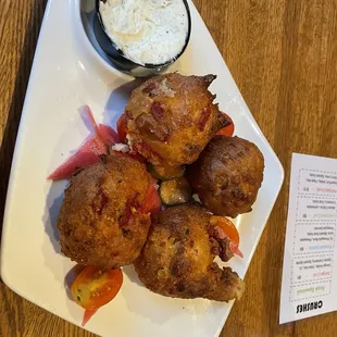 Corn and Red Pepper Hush Puppies