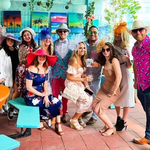 Wine and whiskey Derby walk event