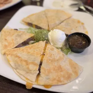 Quesadillas with Green Chile's and Cheese