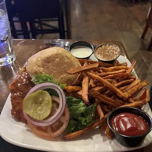 Buffalo chicken sandwich