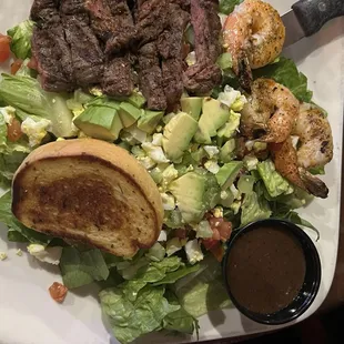 Surf &amp; Surf-N-Turf Cobb Salad