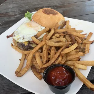 Plain O Burger with Cheese