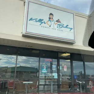 the front of the restaurant