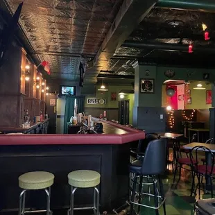 a view of the bar