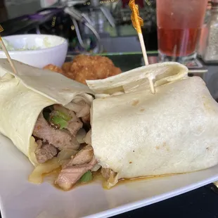 Prime rib wrap