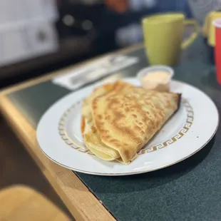 Spicy veggie crepe