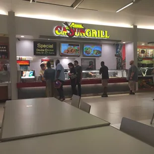 customers at the counter