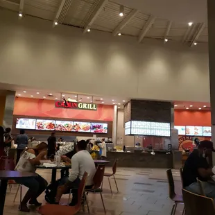 people eating in a restaurant