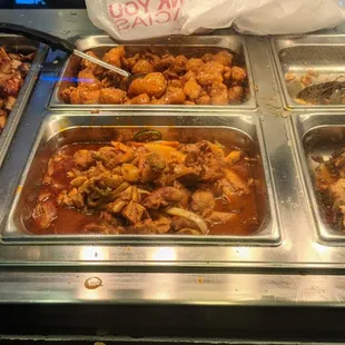 interior, chicken wings and fried chicken