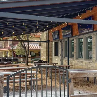 Outdoor patio seating