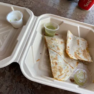 Quesadilla $8.95