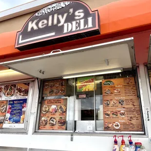 the outside of the deli