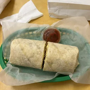 Polish Sausage Burrito