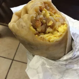 Egg and Cheese Burrito