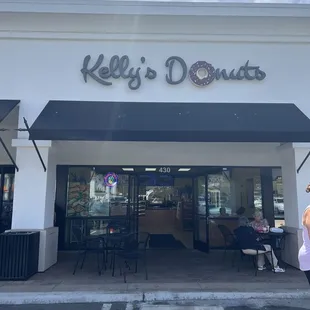 the front of the restaurant