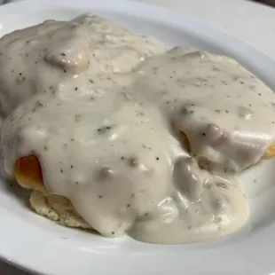 Is biscuits on gravy