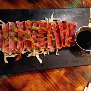 Yellow Fin Tuna Sashimi. Honestly perfection of tuna ... Super tender and flavorful.