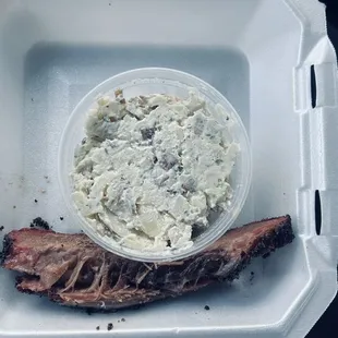 Brisket and potato salad(delicious!)