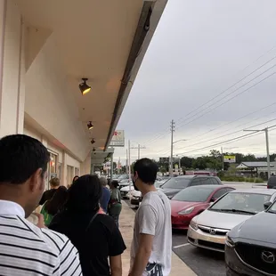 outside