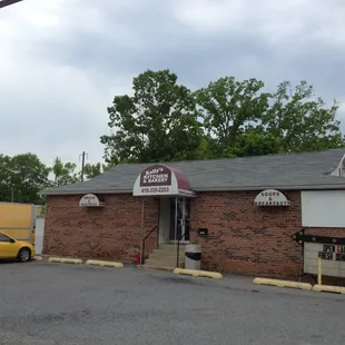 This place may not look like much from the outside but they are making some really good food I side, check them out