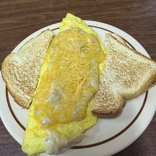 Kelly's Favorite Stuffed with Hashbrowns, Sausage Gravy &amp; Cheese topped with more Sausage Gravy and Cheese