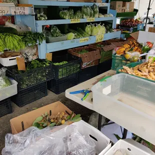 More produce outside of the shop