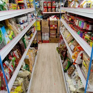 Almost everything you can imagine at an Asian grocery store
