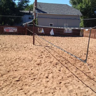 Bring up your friends for some volleyball