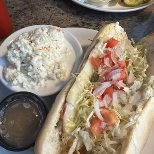 Coleslaw was the highlight