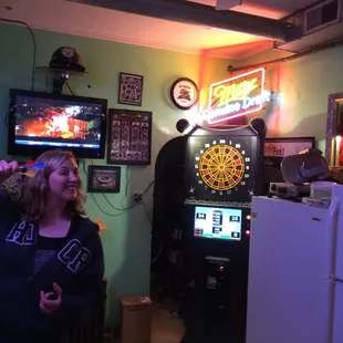 Darts in the back with Joy