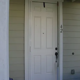 StowAway Retractable Screen Door (Front Single Inswing Door - Retracted)