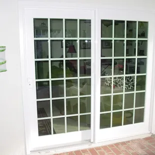 StowAway Retractable Screen Door (Single Sliding Doors - Retracted)