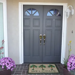 StowAway Retractable Screen Doors (Double Door Retracted)