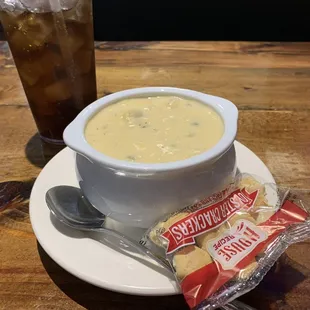 Loaded Potato Soup (very different than what you&apos;re used to. Heavy black pepper with a comforting homestyle taste).
