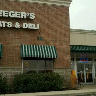 the front of the store
