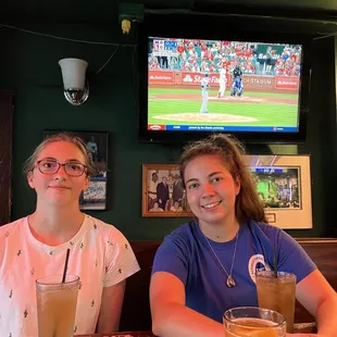 Next generation. Arnold Palmers for them- Blue Moon on a hot summer day for mama. Cubs on one tv. Sox on the other.