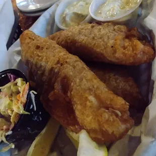 Crispy and juicy fish minus the chips!