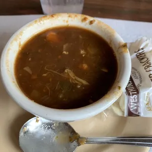 Vegetable soup. Excellent