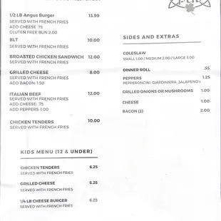 Sandwiches and Sides