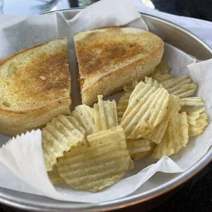 Crab grilled cheese